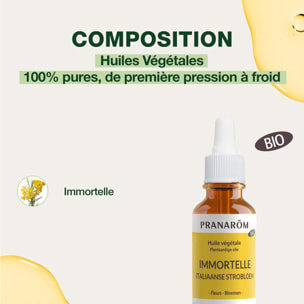 Pranarom - Huile Végétale d'Immortelle (Hélichryse) - Bio - 30 ml