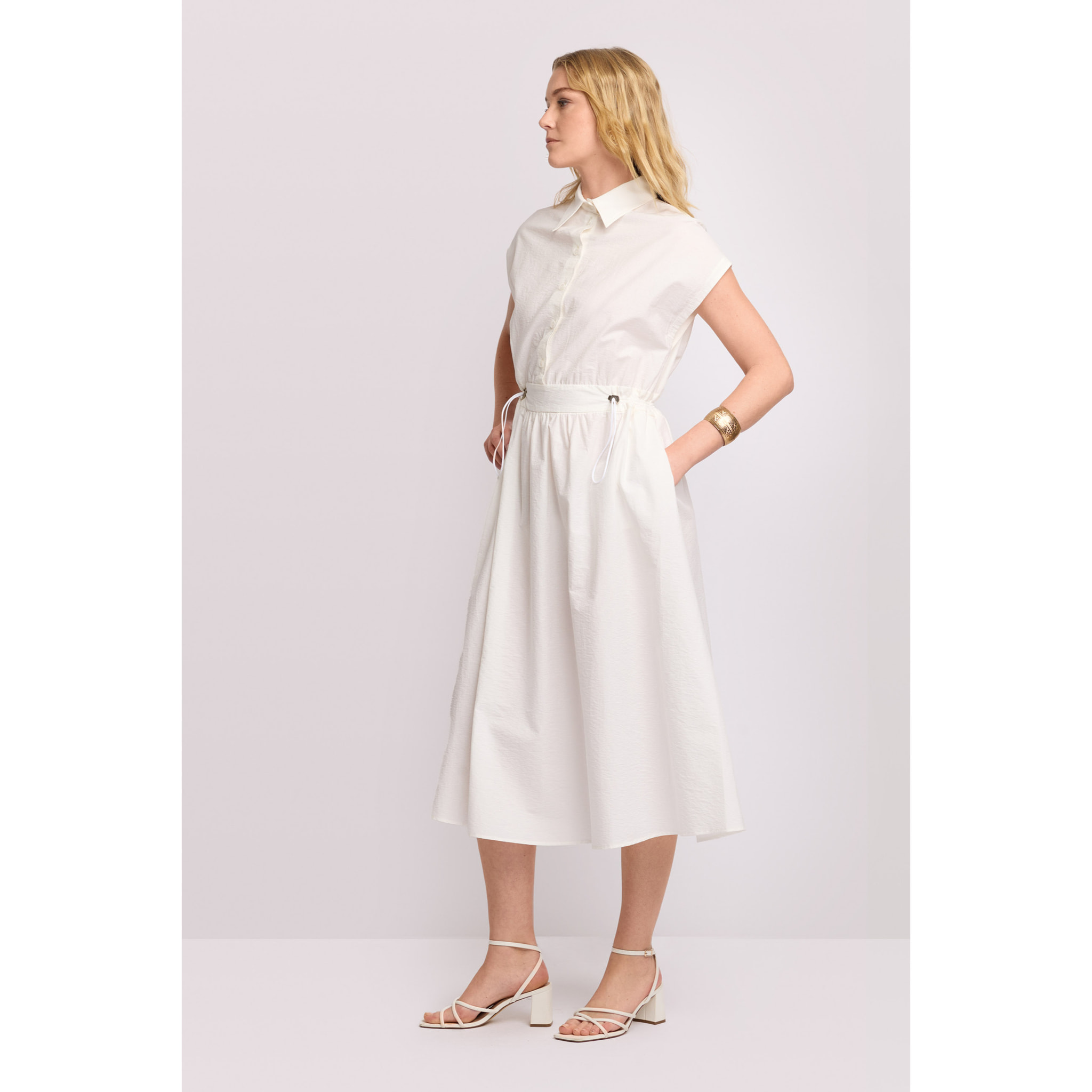 Kocca - Abito chemisier con coulisse Donna