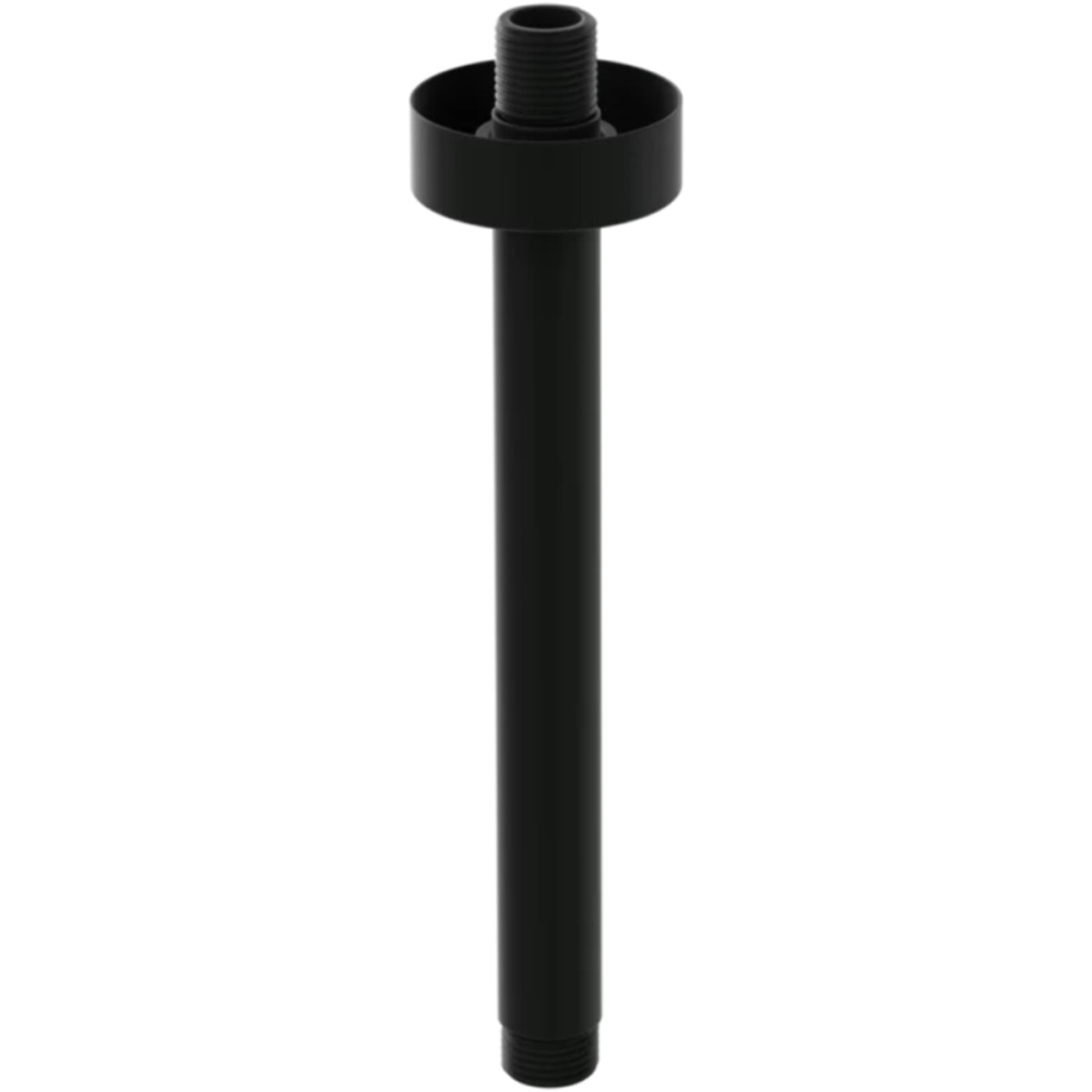 Bras plafond pour douche de tête Universal rond Noir mat