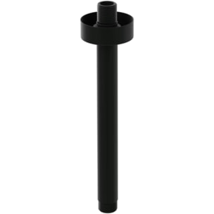 Bras plafond pour douche de tête Universal rond Noir mat