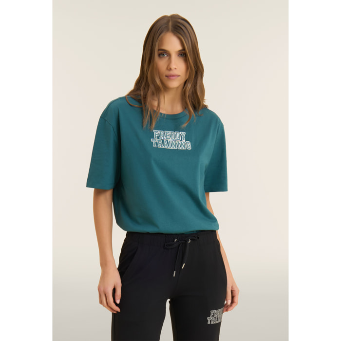 Pantaloni Sportivi Regular in Heavy Jersey Elasticizzato