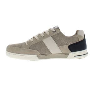 Armata di Mare Scarpe Uomo Sneakers Casual Stringate con Soletta Rimovibile in Memory Foam AMU S24M527 Beige