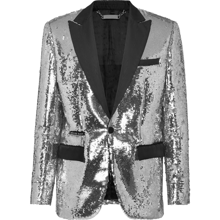 PHILIPP PLEIN One-Button Blazer Slim Fit
