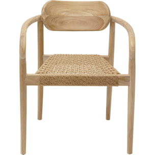 Chaise de jardin avec accoudoirs Sole Mio Kare Design