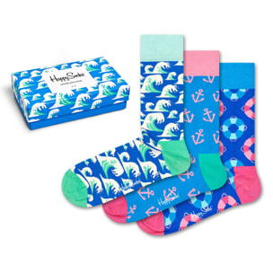 Set de 6 pares de calcetines "Marinos"