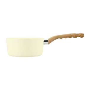 Casserole 16cm avec revêtement céramique crème - tous feux COLORAMA