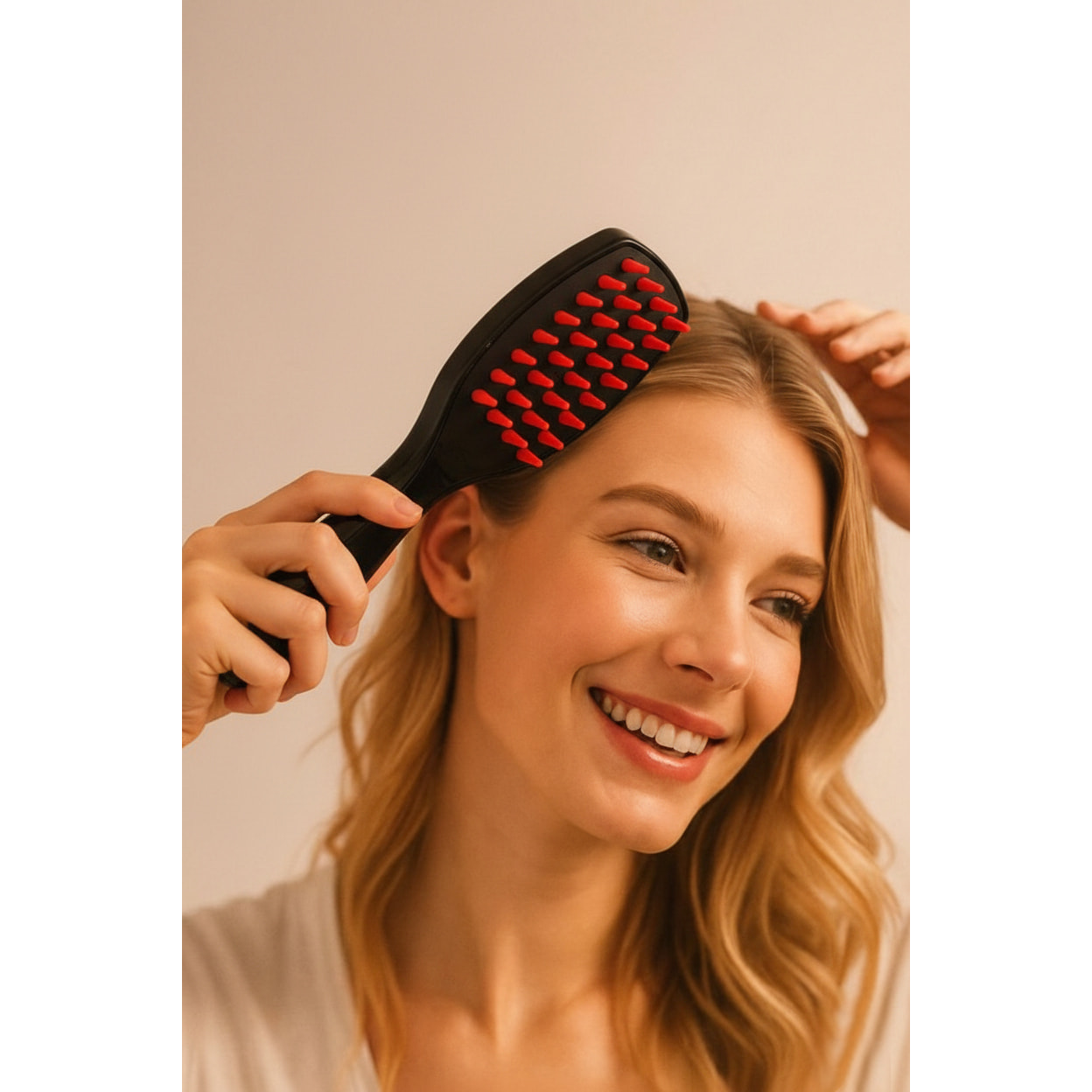 Cepillo LED avanzado para el crecimiento del cabello