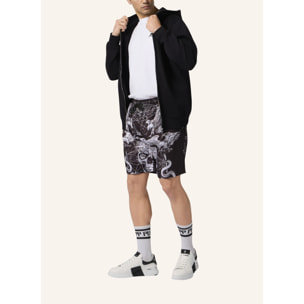 PHILIPP PLEIN Nylon Shorts Tattoo
