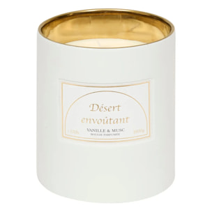 Bougie parfumée Lucia blanc 1800g