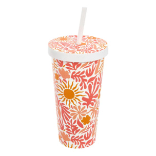 Mug Solea avec paille 55cl