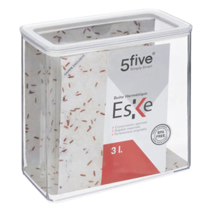 Boîte de conservation rectangulaire angle "Eske" 3L