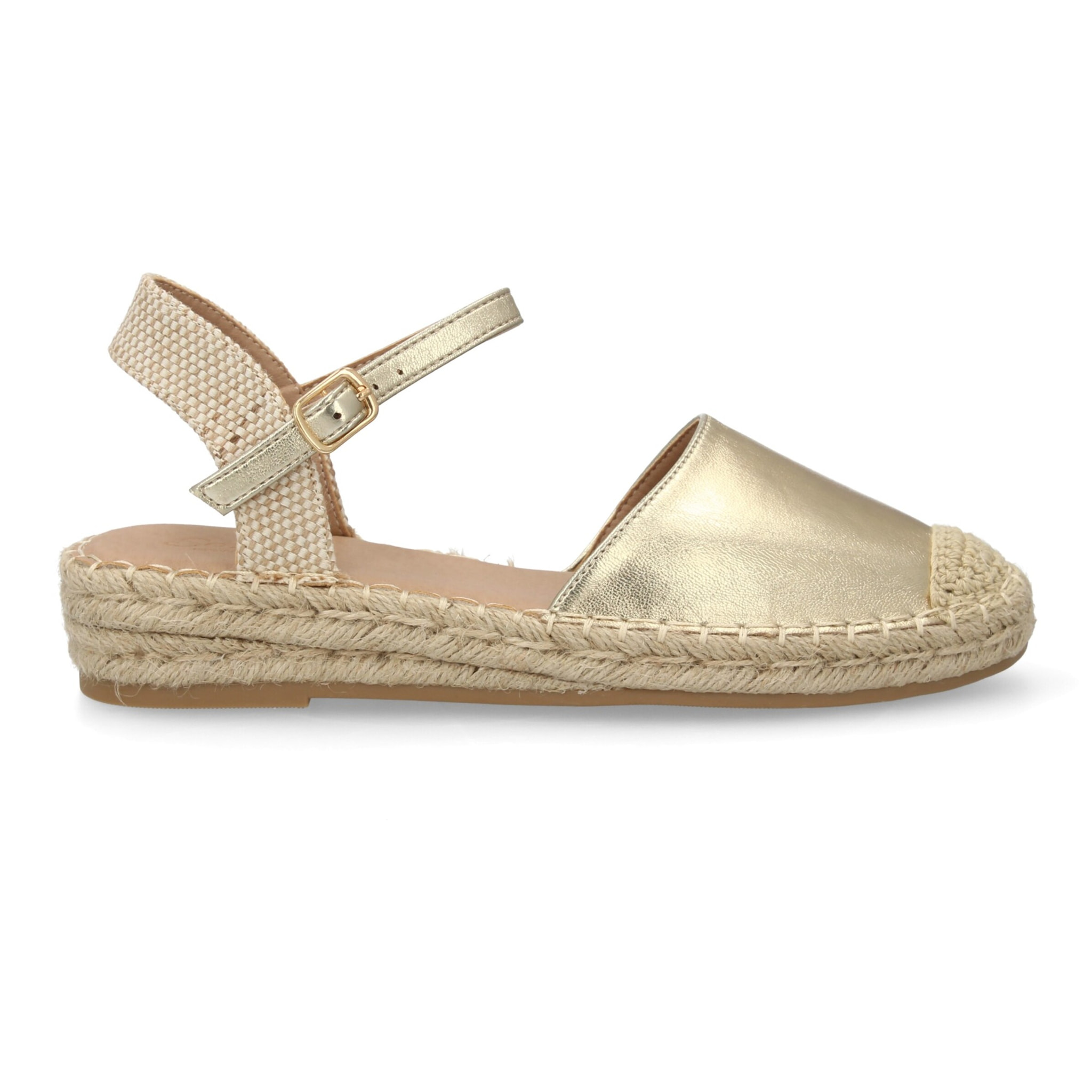 Alpargata mujer yute comoda cierre de hebilla