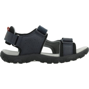 Sandalias Niño de la marca GEOX  modelo JR SANDAL STRADA A AZUL