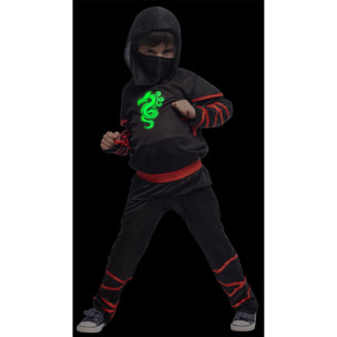DISFRAZ NINJA GLOW IN DARK INF