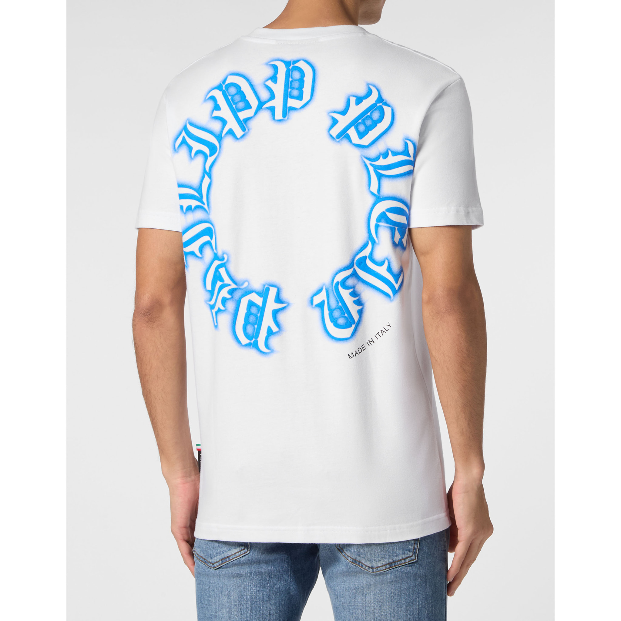 PHILIPP PLEIN Camiseta de cuello de pico y manga corta GOTHIC PLEIN