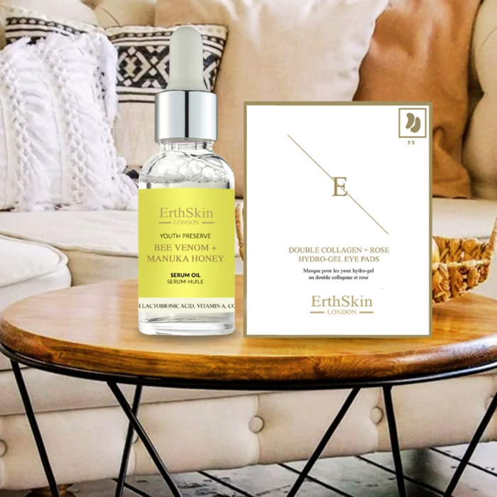Set de aceite de abeja + cuidado de ojos
