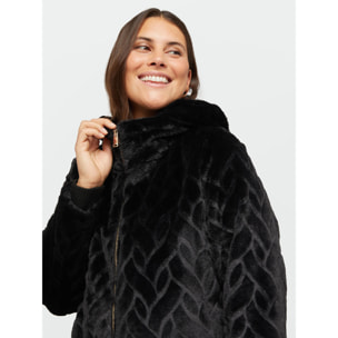Fiorella Rubino - Chaqueta bimaterial con interior Sorona® Aura - Negro