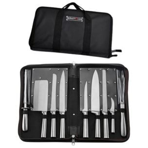 Ensemble de couteaux avec sac de transport pliable Royalty Line RLK10HL