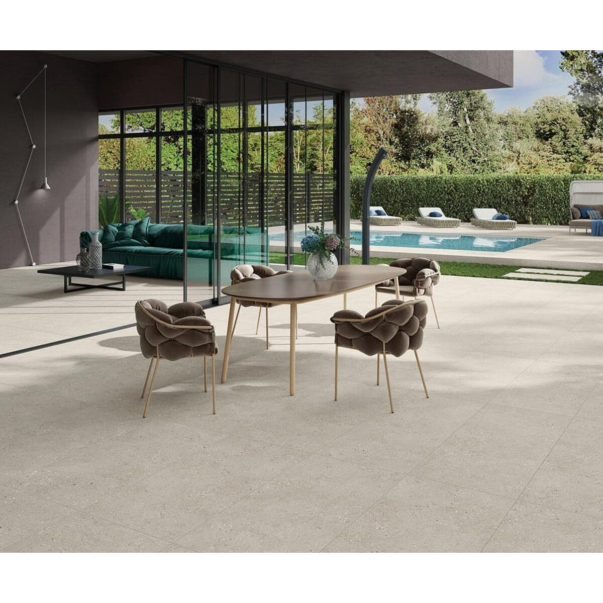 Douche solaire anthracite avec mitigeur, réservoir 23 L, pour jardin et piscine, Arkema Design (H100/7016)