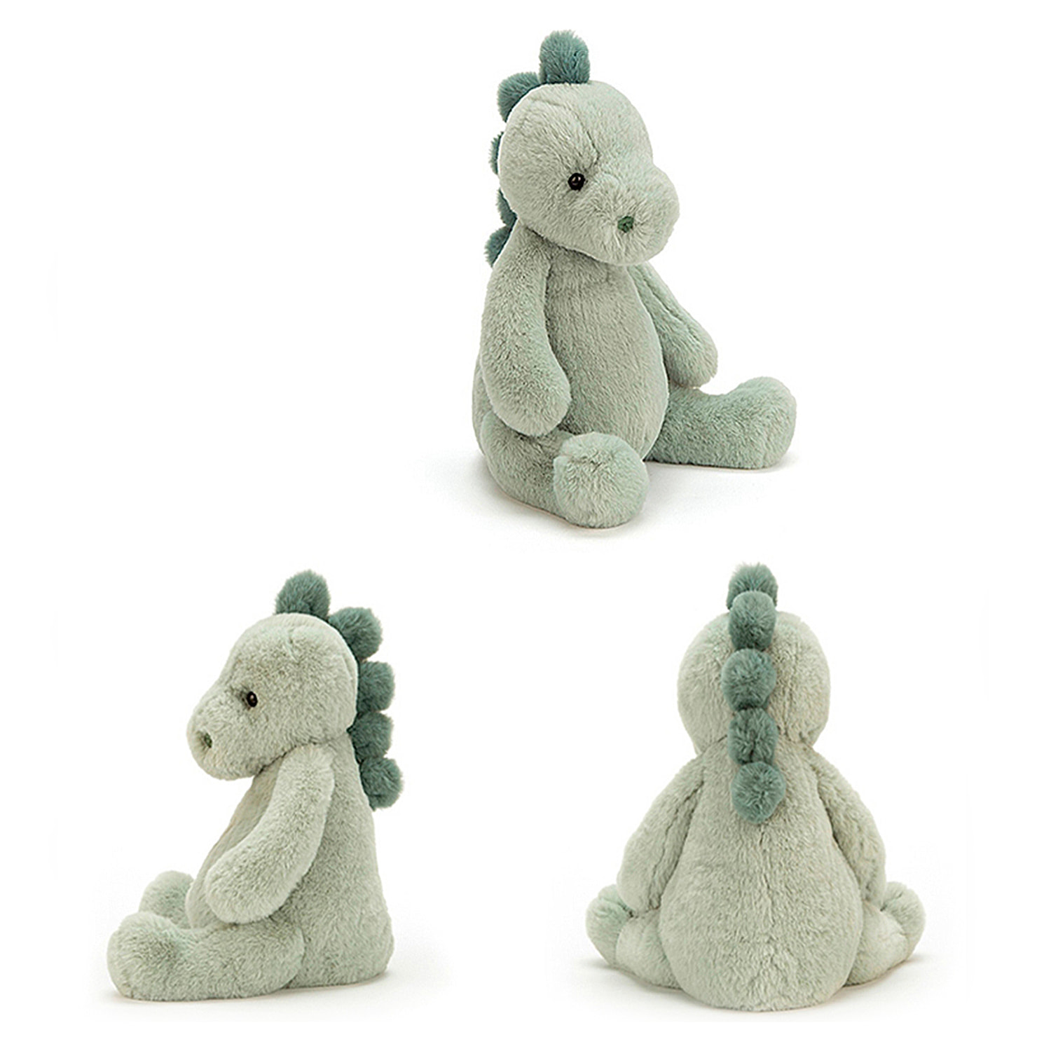 Peluche extra morbido e soffice Serie Chubby. Design dinosauro. 45 cm.