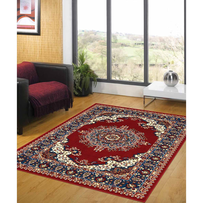 Tappeto Disegno Orientale Rosso