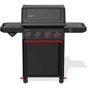 Barbecue gaz WEBER Gaz Spirit EPX-435R Stealth, sur chariot, 5 brûleurs dont 1 latéral, surface de cuisson 61 x 45