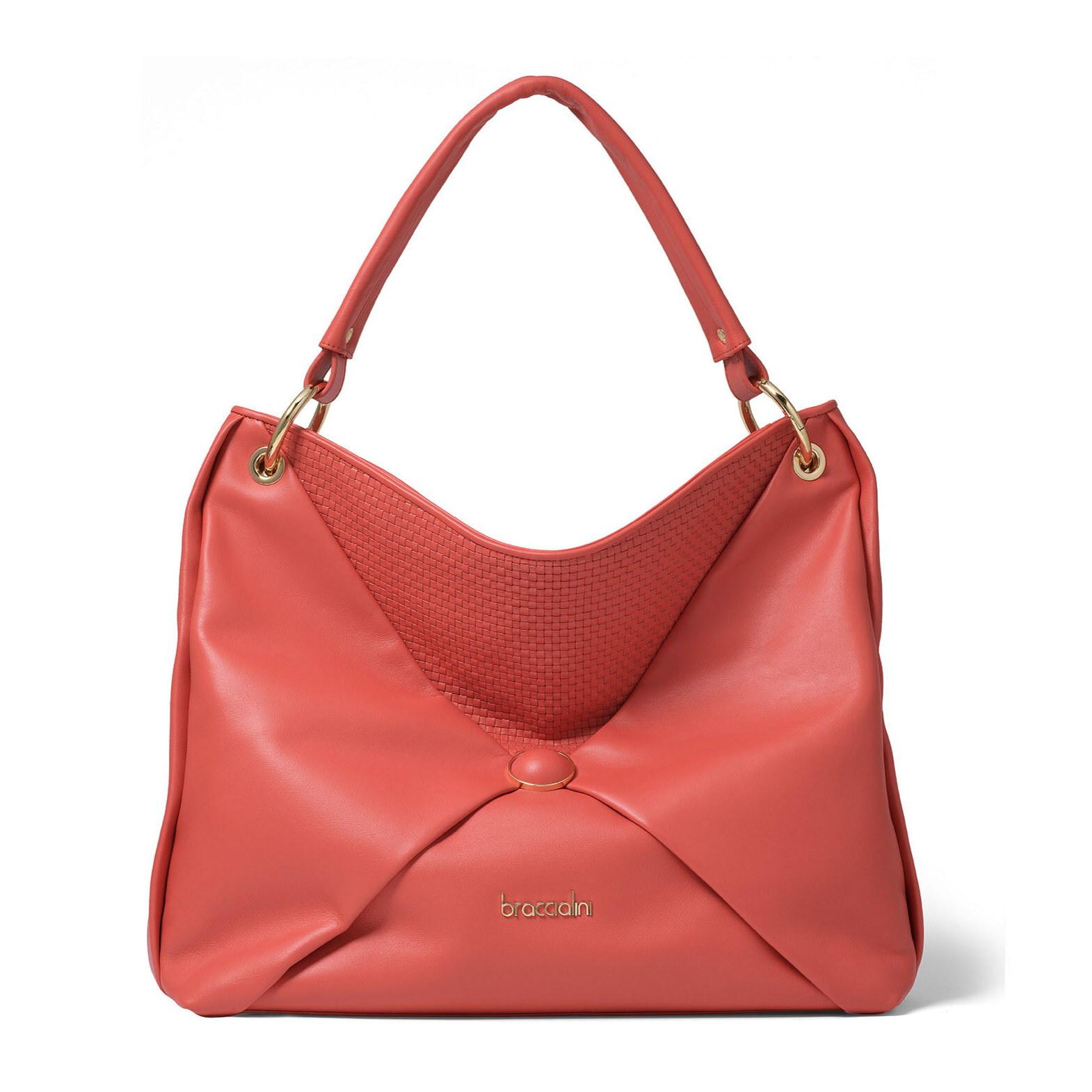 Borsa a spalla  da donna In Vera pelle Made in Italy 14x35x40 cm