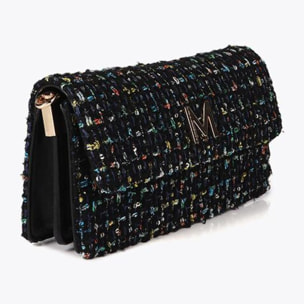 Borsa a Tracolla a Baguette in Tweed