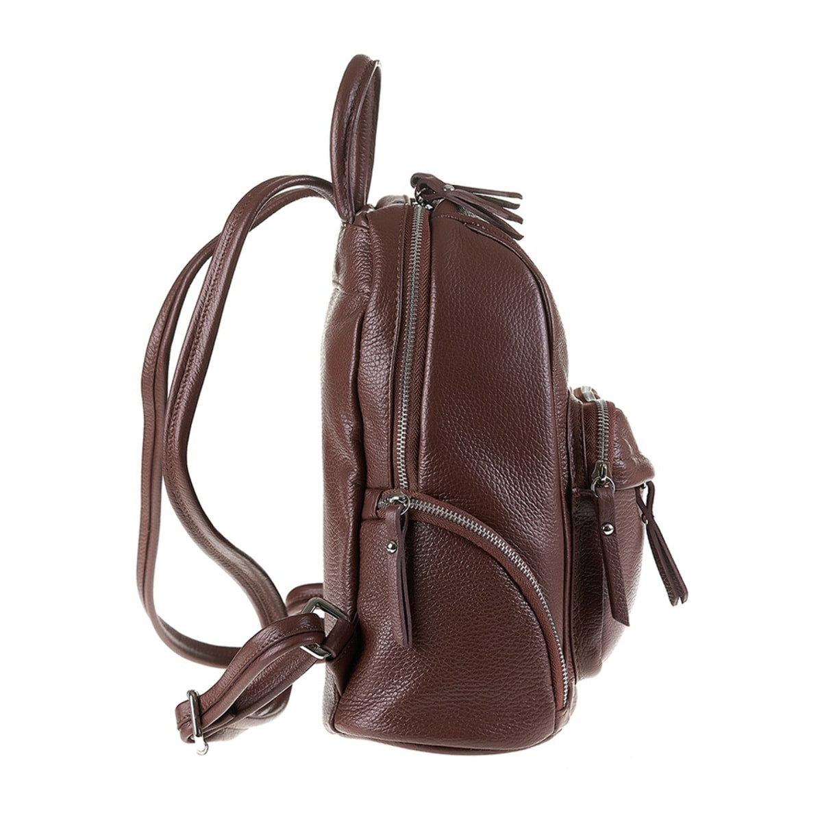 Zaino da donna in pelle Made in Italy - Modello Lunaria Pro - Casual - 28.0 x 31.0 x 14.0 cm