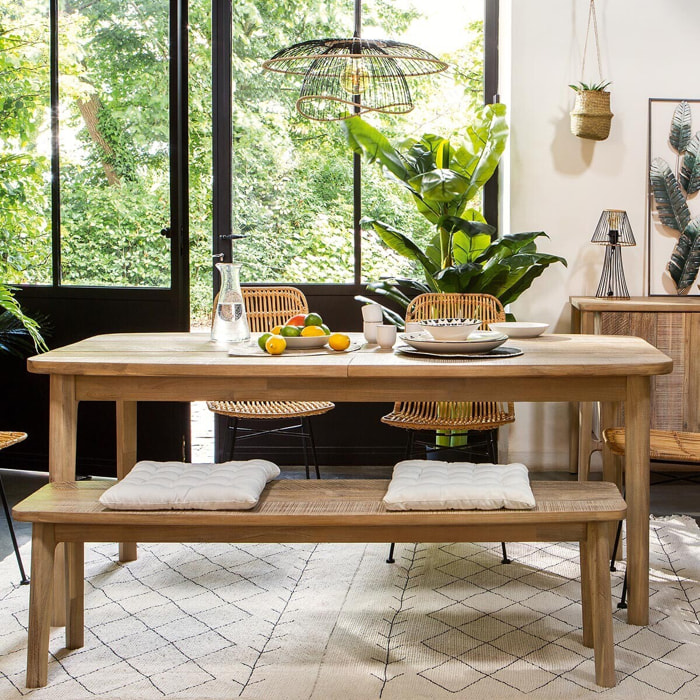 Banc "Banila" acacia 150x37cm
