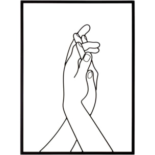 PANNELLO IN FERRO SIMPLY HANDS CM 40X1X55