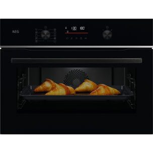 AEG Horno compacto Serie 5000 SurroundCook con SteamBake con Display LED Explore TA5PK401B