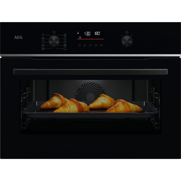AEG Horno compacto Serie 5000 SurroundCook con SteamBake con Display LED Explore TA5PK401B