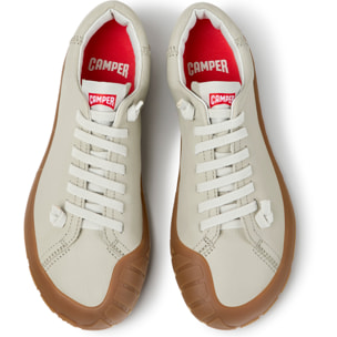 Zapatillas - CAMPER Peu Path+ - Beige - Piel lisa