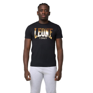 T-shirt a maniche corte da uomo logo oro Leone New Gold