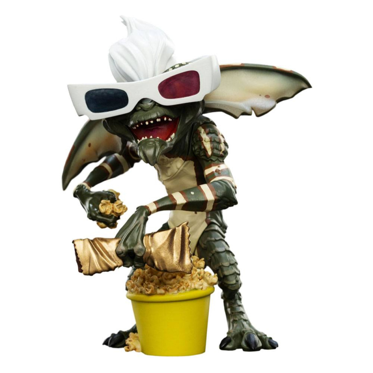 Gremlins Mini Epics Vinile Figura Stripe Con Popcorn Edizione Limitata 12 Cm Weta Workshop