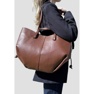Borsa a Mano Shopper a Spalla da Donna in Pelle Dollaro