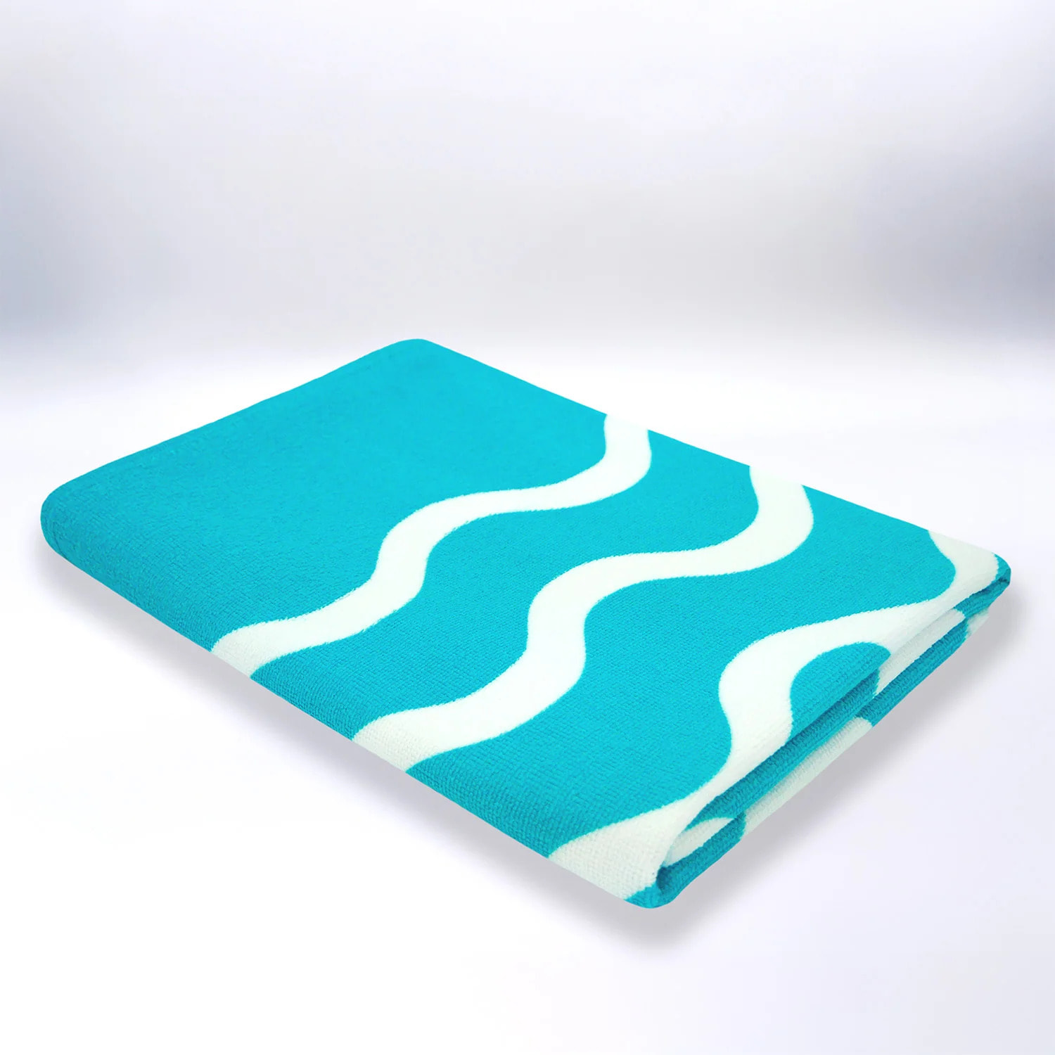 Serviette de plage microfibre enfant - Vague-Pop - 75x150cm - 220g/m²
