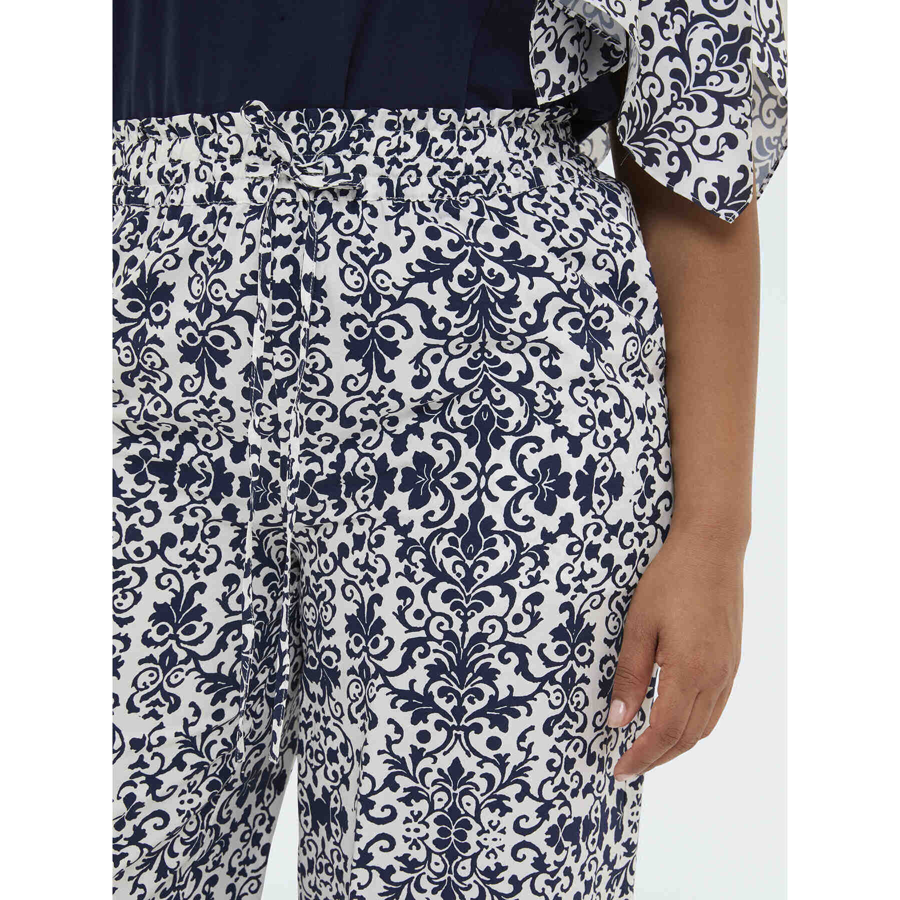 Fiorella Rubino - Pantalones Wide Leg de viscosa - Azul