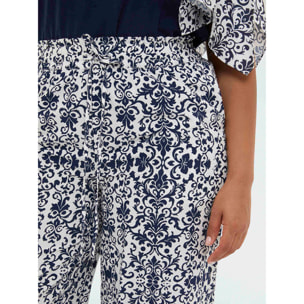 Fiorella Rubino - Pantalones Wide Leg de viscosa - Azul