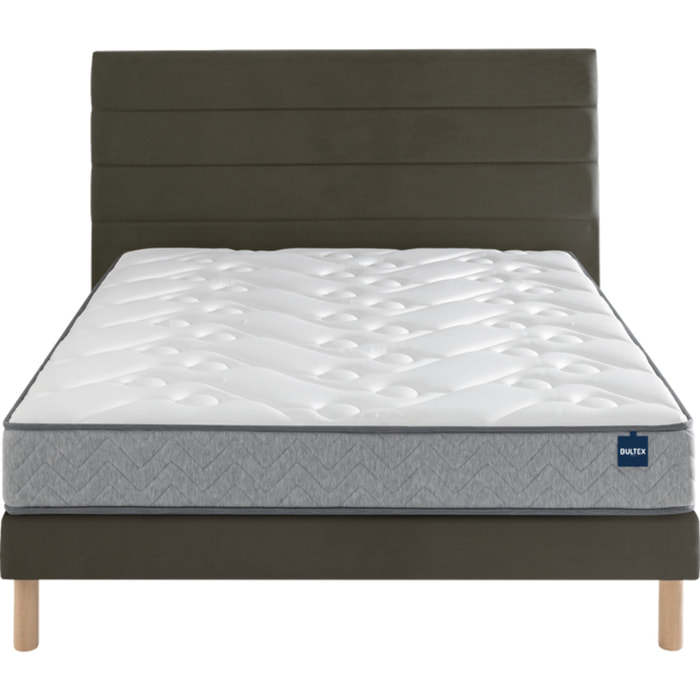 Ensemble ENERGIZING 2 places|Matelas H 23 cm avec sommier ferme |confort ferme