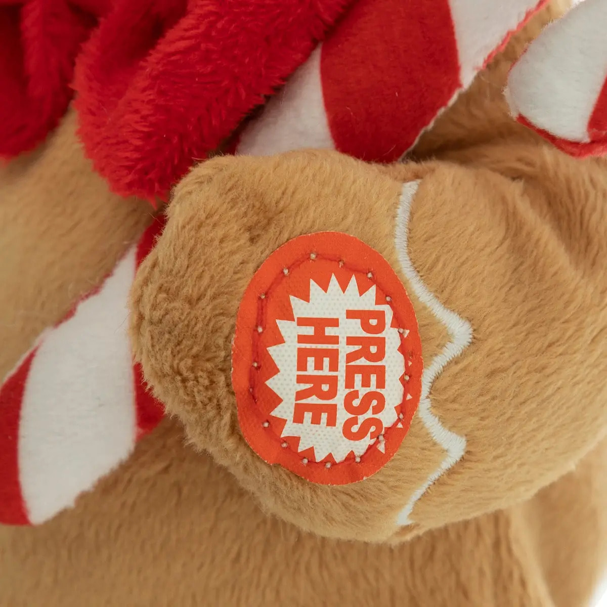 Automate de Noël pain d'épice mouvement et musique H20cm à piles