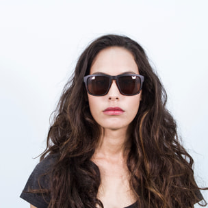Gafas de sol PALO ALTO VERONA - Mate demi marrón / Marrón