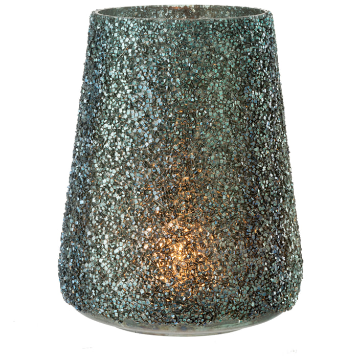 J-Line photophote Paillettes - verre - vert foncé - large