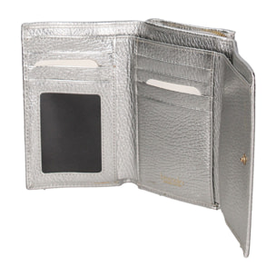 Portafoglio da donna In Vera pelle Made in Italy 14x10x4 cm