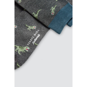 Confezione da 4 calzini anti-pressione stampati