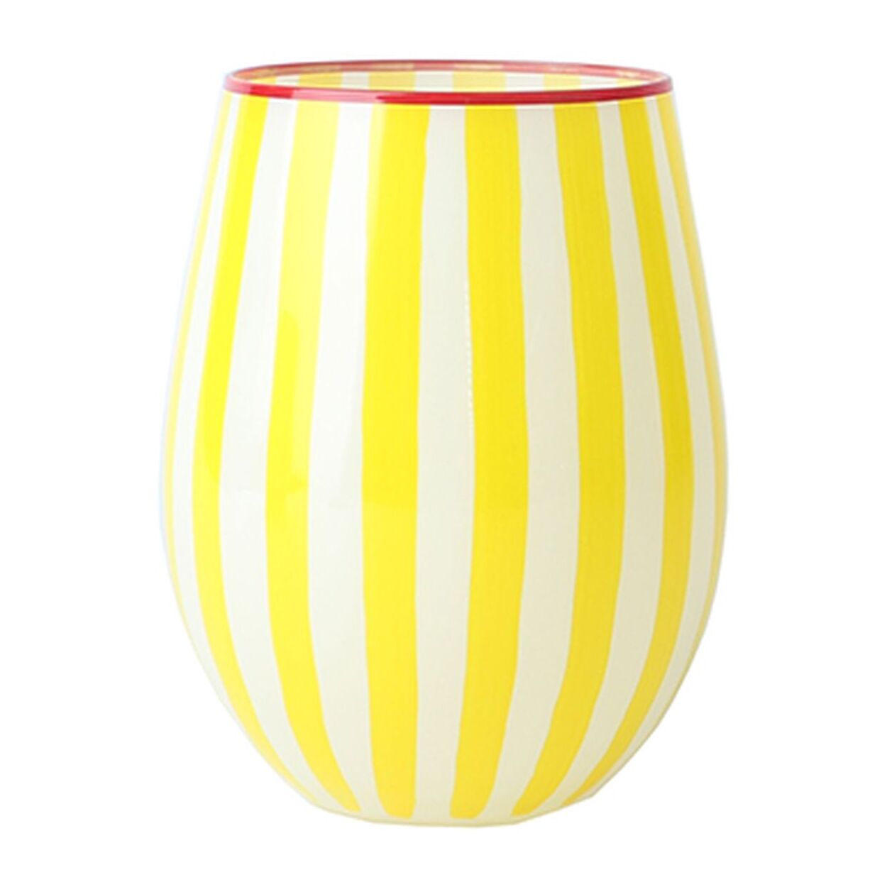 Lot de 3 verres à eau 27cl jaune CIRCUS