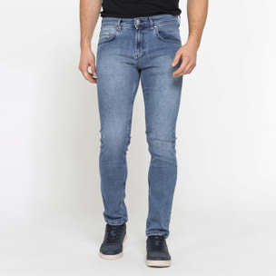 JEANS UOMO 5 TASCHE MOD. 717 SLIM FIT CON TRATTAMENTI
