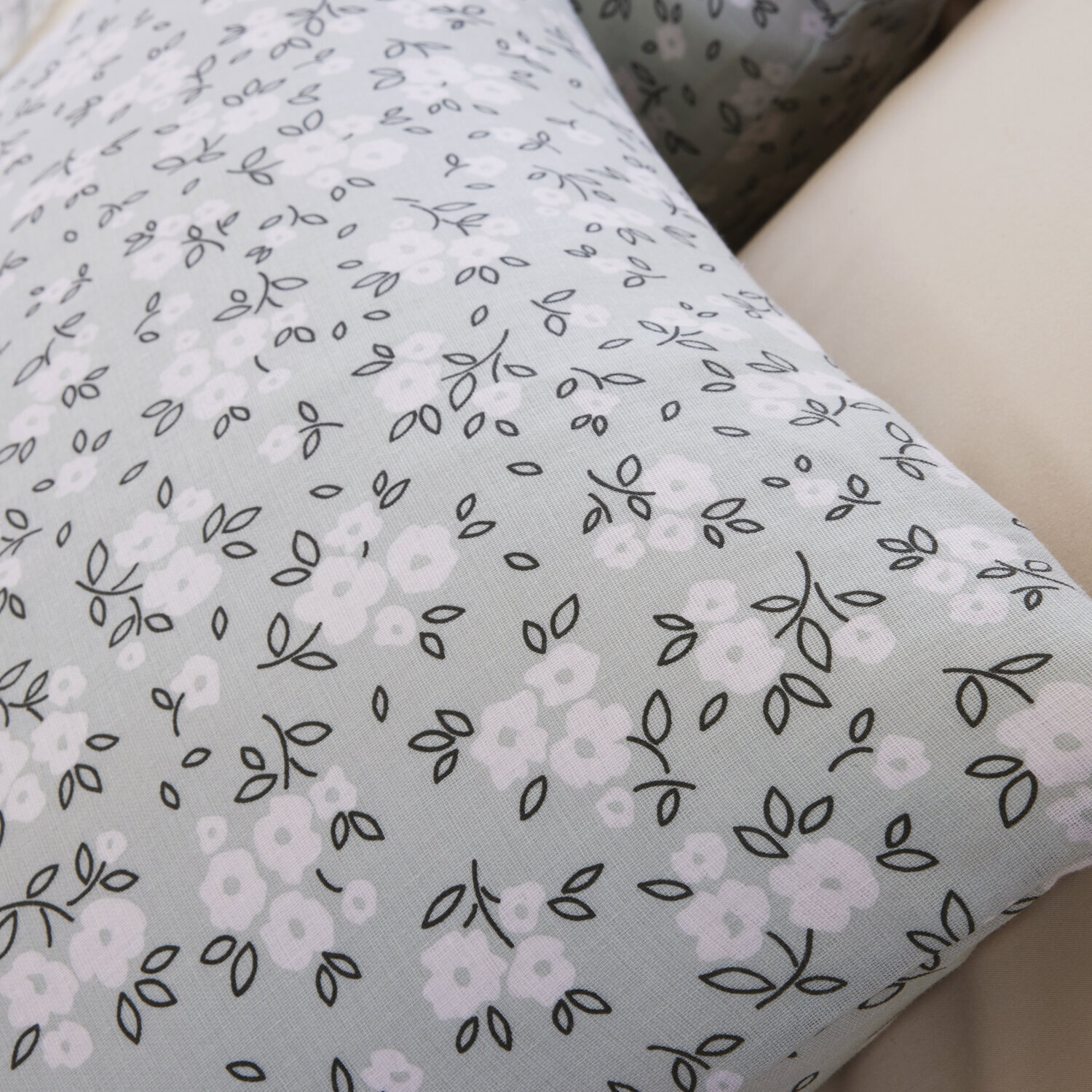 Parure housse de couette imprimé 100% gaze de coton - edana