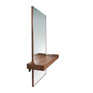 Mueble recibidor Angel Cerda con espejo y cajones 120x35x180cm